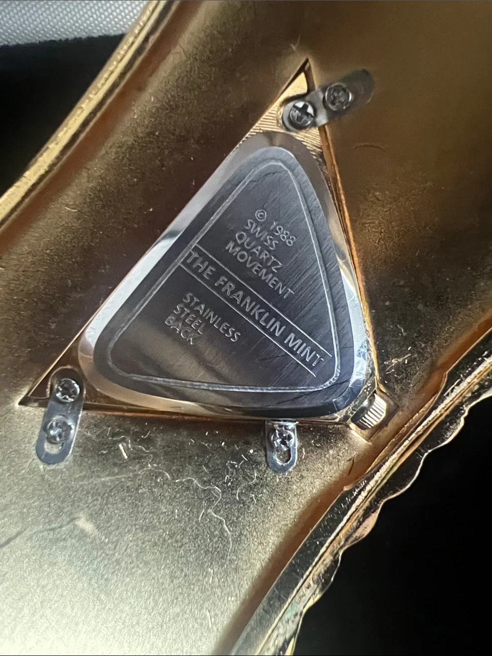 The Franklin Mint Pyramid Watch